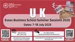 รับสมัครนิสิตเข้าร่วมโครงการ Essex Business School Summer Sessions 2025