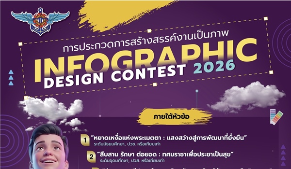 ประชาสัมพันธ์โครงการประกวดการออกแบบ Infographic บริษัท ดิสเวย์ จำกัด