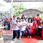 คณะผู้บริหาร เจ้าหน้าที่และนิสิต เข้าร่วมกิจกรรม SWU Happy Pride Month 2023 เพื่อแสดงออกเชิงสัญลักษณ์ที่ยอมรับในความหลากหลายทางเพศ และความเท่าเทียม