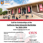 SCHOLARSHIPS AT THE CALIFORNIA STATE UNIVERSITY NORTHRIDGE 2025-2026