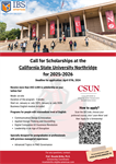 SCHOLARSHIPS AT THE CALIFORNIA STATE UNIVERSITY NORTHRIDGE 2025-2026