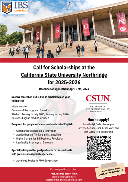 SCHOLARSHIPS AT THE CALIFORNIA STATE UNIVERSITY NORTHRIDGE 2025-2026